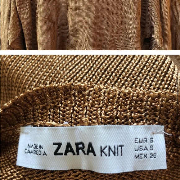 Zara Knit Cropped Ribbed Front
Knot Sweater Top - Picture 3 of 3